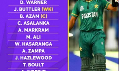 टी—20 टूर्नामेंट के बाद आईसीसी ने बेस्ट प्लेइंग इलेवन टीम का किया ऐलान, टीम में एक भी भारतीय ​क्रिकेटर नहीं, टीम का कप्तान भी पाकिस्तानी