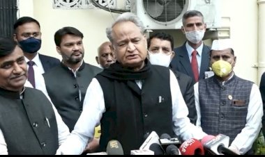 मोदी सरकार ने यूपी के चुनावों को देखते हुए किया कृषि कानून को वापस लेने का किया ऐलान: सीएम गहलोत