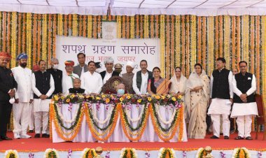 राजस्थान में गहलोत मंत्रिमंडल के 11 कैबिनेट और 4 राज्य मंत्रियों को राज्यपाल मिश्र ने दिलाई शपथ