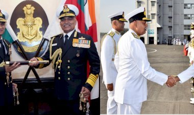 वाइस एडमिरल अजेंद्र बहादुर सिंह ने संभाला फ्लैग ऑफिसर कमांडिंग-इन-चीफ के रूप में पदभार,एडमिरल आर. हरि कुमार ने संभाली कमान