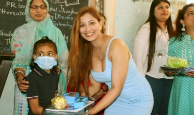 अर्चना बनी धारावी के छत्रपति शिवाजी विद्यालय के 200 ग़रीब बच्चों की हेल्पिंग हैण्ड