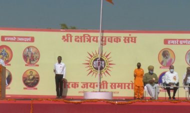 जयपुर की धरा पर छा गया केसरिया रंग, जुटे लाखों क्षत्रिय