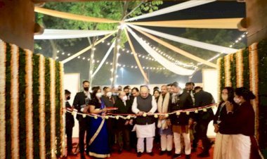 Union Home Minister Amit Shah ने दिल्ली में वेस्ट टू वेल्थ अवधारणा पर 20 करोड़ रुपए की लागत से तैयार भारत दर्शन पार्क का किय उद्घाटन