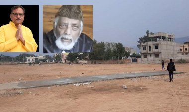 CM गहलोत के बाद मंत्री महेश जोशी भी पुत्रमोह में, वक्फ सम्पत्ति पर बना दी क्रिकेट की पक्की पिच, तनाव की आशंका