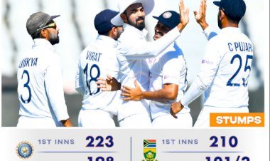 Cape Town Test  मैच में साउथ अफ्रीका को जीत के लिए चाहिए 111 रन, भारत को 8 विकेट की दरकार