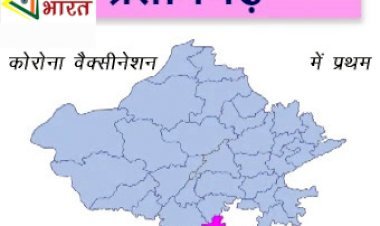 corona vaccination मेें राजस्थान के प्रतापगढ़ में मारी बाजी, कोरोना की दोनों डोज का आंकड़ा पहुंचा शत प्रतिशत