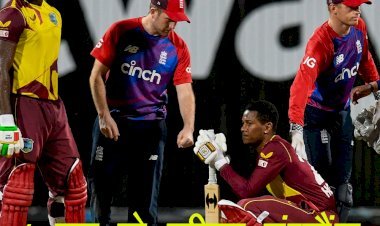 T-20 Series के दूसरे मुकाबले में वेस्टइंडीज को 6 बॉल पर चाहिए थे 30 रन, वेस्टइंडीज के अकील द्वारा 3 छक्के, 2 चौके और 2 एक्स्ट्रा निकालने के बावजूद 1 रन से मिली हार