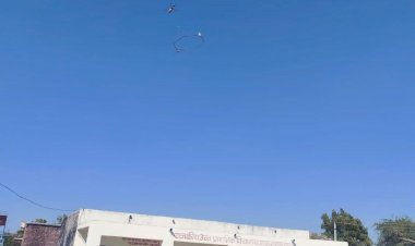 जालोर से गुजरा हेलीबोर्न सर्वे हेलीकॉप्टर, सर्वे से भविष्य में हो सकते है सपने साकार