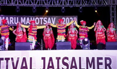 मरु महोत्सव के तहत पूनम स्टेडियम में चांदी रात और सांस्कृतिक रंग रसों की बारिश, कलाकारों की मंत्रमुग्ध प्रस्तुतियां