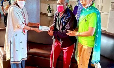 राजस्थान के मुख्यमंत्री अशोक गहलोत ने तीरंंदाज लिंबाराम के उपचार के लिए 10 लाख रुपए की दी आर्थिक सहायता