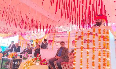सिरोही के शिवगंज तहसील के जोयला ग्राम में जल संसाधन मंत्री मालवीय ने किया एनिकट का शिलान्यास