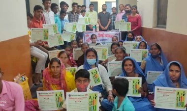 जालोर के रामसीन और मांड़ोली सेक्टर में स्वास्थ्य कार्यक्रम किशोर—किशोरी प्रशिक्षण शिविर में दी शारीरिक व मानसिक परिवर्तन की जानकारी