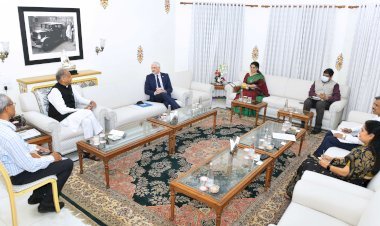 मुख्यमंत्री अशोक गहलोत ने यूएन के रेजीडेंट कॉर्डिनेटर से की बातचीत, राज्य की योजनाओं के सतत विकास लक्ष्यों पर की सराहना