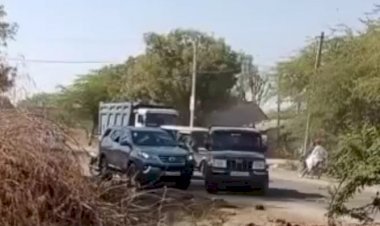 जालोर के बागरा पुलिस थानाधिकारी पर रॉयल्टी कर्मचारियों से मिलीभगत के आरोप, ग्रामीणों ने एसपी से जांच अधिकारी बदलने की मांग की