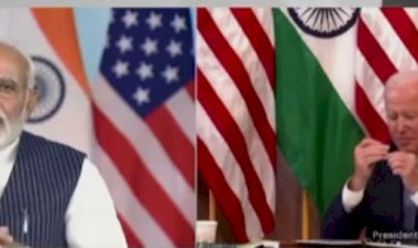 रूस—यूक्रेन युद्ध के बीच भारत के प्रधानमंत्री नरेंद्र मोदी की अमेरिकी राष्ट्रपति बाइडेन से वार्ता, कई मुद्दों पर हुई बातचीत