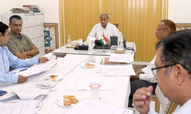 राजस्थान में पेयजल समस्या को देखते हुए मुख्यमंत्री गहलोत की बैठक, पेयजल एवं सिंचाई की  जरूरतों के लिए ईआरसीपी को बताया आवश्यक