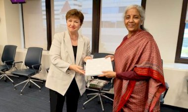 भारत की वित्त मंत्री निर्मला सीतारमन ने वाशिंगटन डीसी में अंतरराष्ट्रीय मुद्रा कोष की प्रबंध निदेशक जॉर्जीवा से की मुलाकात