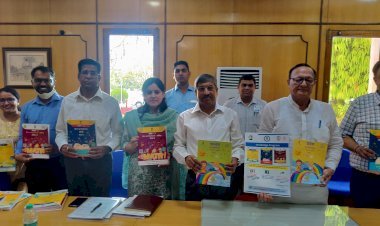 कोरोना महामारी के दौरान हुए लर्निंग लॉस को कम करने के लिए शिक्षा मंत्री कल्ला ने ब्रिज कोर्स की कार्य पुस्तिका और पोस्टर का किया विमोचन