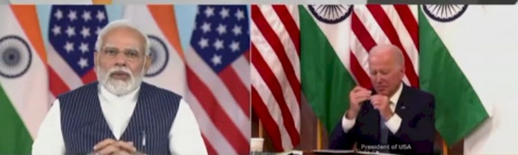 रूस—यूक्रेन युद्ध के बीच भारत के प्रधानमंत्री नरेंद्र मोदी की अमेरिकी राष्ट्रपति बाइडेन से वार्ता, कई मुद्दों पर हुई बातचीत