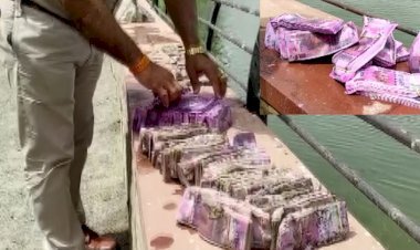 अजमेर: झील में तैरते मिले 2000 रुपये के नोटों के बंडल, खुली की खुली रह गई देखने वालों की आंखे