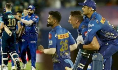 गुजरात टाइटंस की राह में रोड़ा बनी मुंबई, रोमांचक मैच में 5 रन से हराया