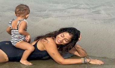 शूटिंग छोड़ एक्ट्रेस पहुंची समंदर किनारे, पानी में की अठखेलियां तो फैंस की बढ़ी धड़कनें