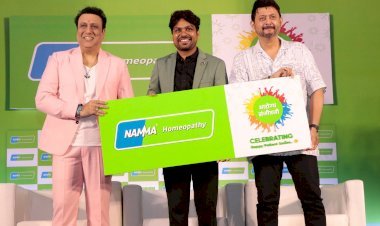 गोविंदा, मराठी एक्टर स्वप्निल जोशी नम्मा होम्योपैथी की सफलता के जश्न में हुए उपस्थित