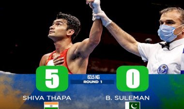 CWG 2022: भारत की पाकिस्तान पर धमाकेदार जीत, बॉक्सर शिव थापा ने सुलेमान को बुरी तरह हराया