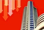शेयर बाजार में गिरावट, सेंसेक्स 310 अंक से अधिक लुढ़का
