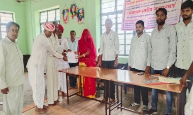 जन समस्याओं को लेकर नारणावास सरपंच जशोदा कंवर की अध्यक्षता में जनसुनवाई