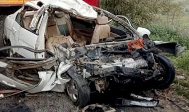 कार-ट्रक की भिडंत में आईटीबीपी जवान और पत्नी की मौत, मां-बाप के जाने से अकेली रह गई 4 साल की बेटी