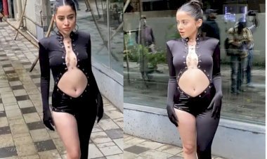 उर्फी ने सेफ्टी पिन के सहारे रोकी अपनी ड्रेस, लोगों के छूटे पसीने, देखे वीडियो