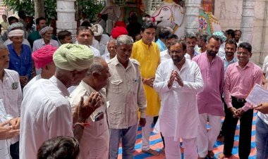 विधायक संयम लोढ़ा ने की वराल से सिलोईयां तक साढ़े 3 किमी सड़क बनाने की घोषणा 