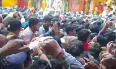 मुथरा के बांके बिहारी मंदिर में बड़ा हादसा, मंगला आरती में अफरा-तफरी, दो श्रद्धालुओं की मौत, कई घायल