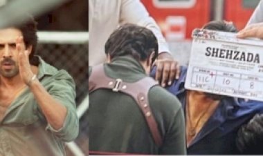 कार्तिक आर्यन ने की शहजादा के क्लाइमेक्स की शूटिंग, इंस्टा पर शेयर की तस्वीर