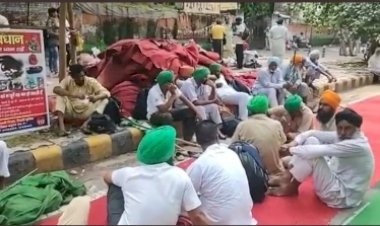 दिल्ली : महापंचायत में शामिल होने के लिए किसान पहुंचने लगे जंतर मंतर