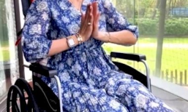 पैर टूटने के बाद भी शिल्पा शेट्टी ने नही छोड़ा अपना योगाभ्यास