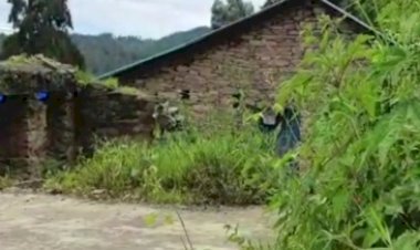 काल गांव में भूस्खलन के चलते दहशत में ग्रामीण, खतरे की जद में आये कई परिवार