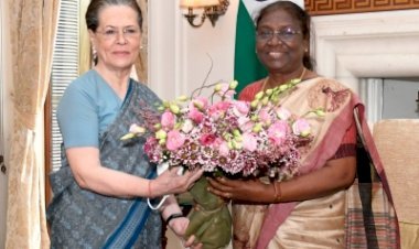 सोनिया ने राष्ट्रपति द्रौपदी मुर्मू से की मुलाकात