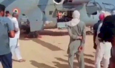 आईएएफ के हेलिकॉप्टर की राजस्थान में आपात लैंडिंग, पायलट समेत 5 सवार सुरक्षित