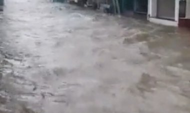 राजस्थान में भारी बारिश से बाढ़ जैसे हालात