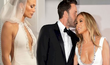 खूबसूरत जेनिफर लोपेज की वेडिंग फोटोज लीक, 30 कारीगरों ने 700 घंटे में बनाया वेडिंग गाउन