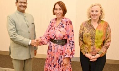 ऑस्ट्रेलियाई सीनेट प्रेसिडेंट से मुलाकात के दौरान ओम बिरला ने दोनों देशों के बीच ज्यादा क्रिकेट मैच खेलने की वकालत की