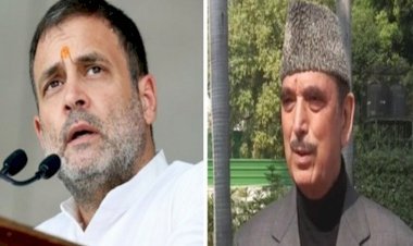 ‘गुलाम नबी’ कांग्रेस से ‘आजाद’, सोनिया गांधी को सौंपा इस्तीफा, राहुल गांधी को बताया कांग्रेस की बर्बादी का जिम्मेदार