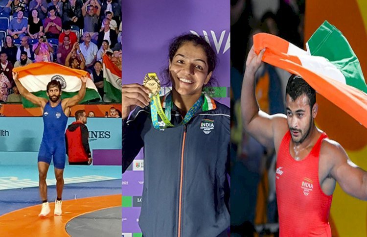 भारत के लिए शुक्रवार रहा स्वर्णिम, बजरंग, साक्षी और दीपक ने जीते गोल्ड, पदक तालिका में भारत की लंबी छलांग 