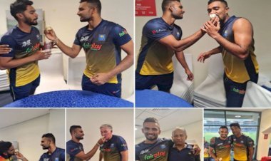 पाकिस्तान को हरा श्रीलंकाई टीम ने मनाया जमकर जश्न, ड्रेसिंग रूम का वीडियो हुआ वायरल