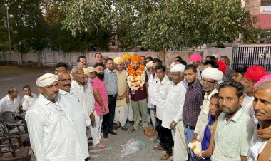 कैलाशनगर के ग्रामीणों ने शिवगंज पहुंच विधायक संयम लोढ़ा का किया अभिनंदन 