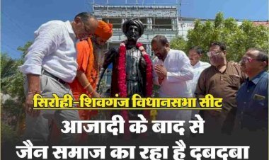 सिरोही-शिवगंज विधानसभा सीट पर हमेशा जैन समाज का ही रहा है दबदबा! क्या इस बार भी निर्दलीय लड़ेंगे संयम लोढ़ा! त्रिकोणीय हो सकता है मुकाबला। 