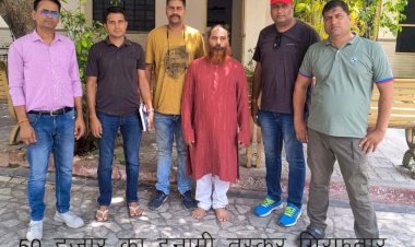 राजस्थान पुलिस की एंटी गैंगस्टर टास्क फोर्स की कार्रवाई, टॉप 25 वांटेड अपराधियों में शामिल 50 हजार का इनामी तस्कर उदयपुर से गिरफ्तार