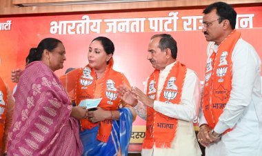 BJP प्रदेश अध्यक्ष मदन राठौड ने निभाई परिवार के सरंक्षक की भूमिका,  दिवंगत कार्मिकों के परिवार एवं बीमार कर्मचारी को दी आर्थिक सहायता